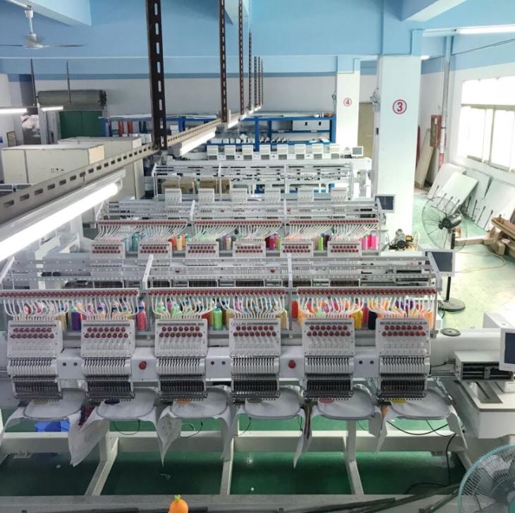 6 Heads T-shirt Embroidery MachineDesign For Sale